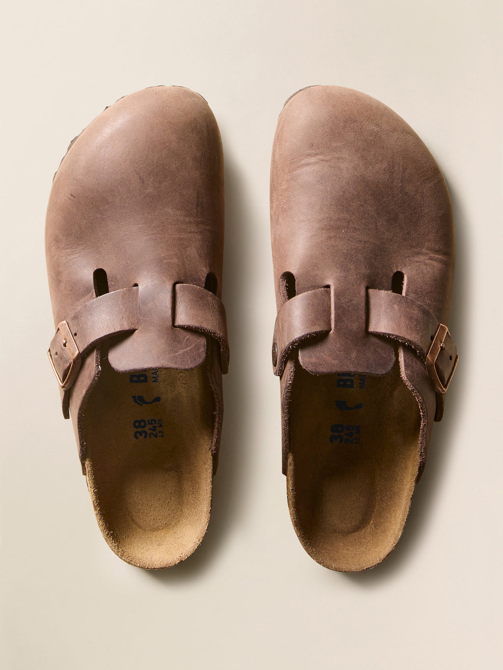 Birkenstock Boston Oiled - Oiled Leather Habana