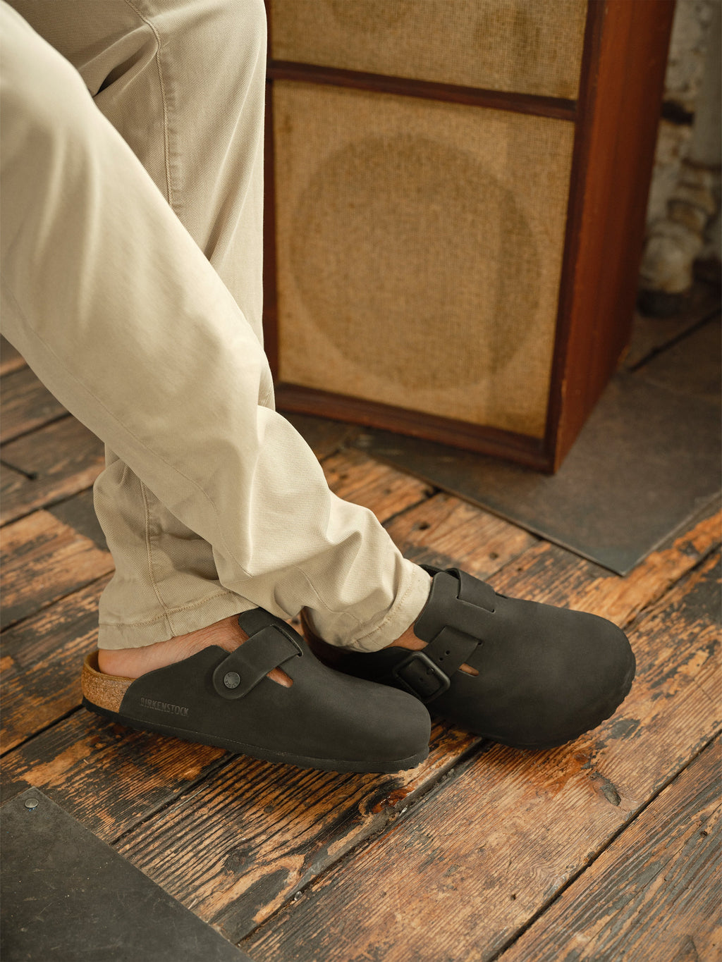 Birkenstock + Faherty Boston Wire Buckle - Black