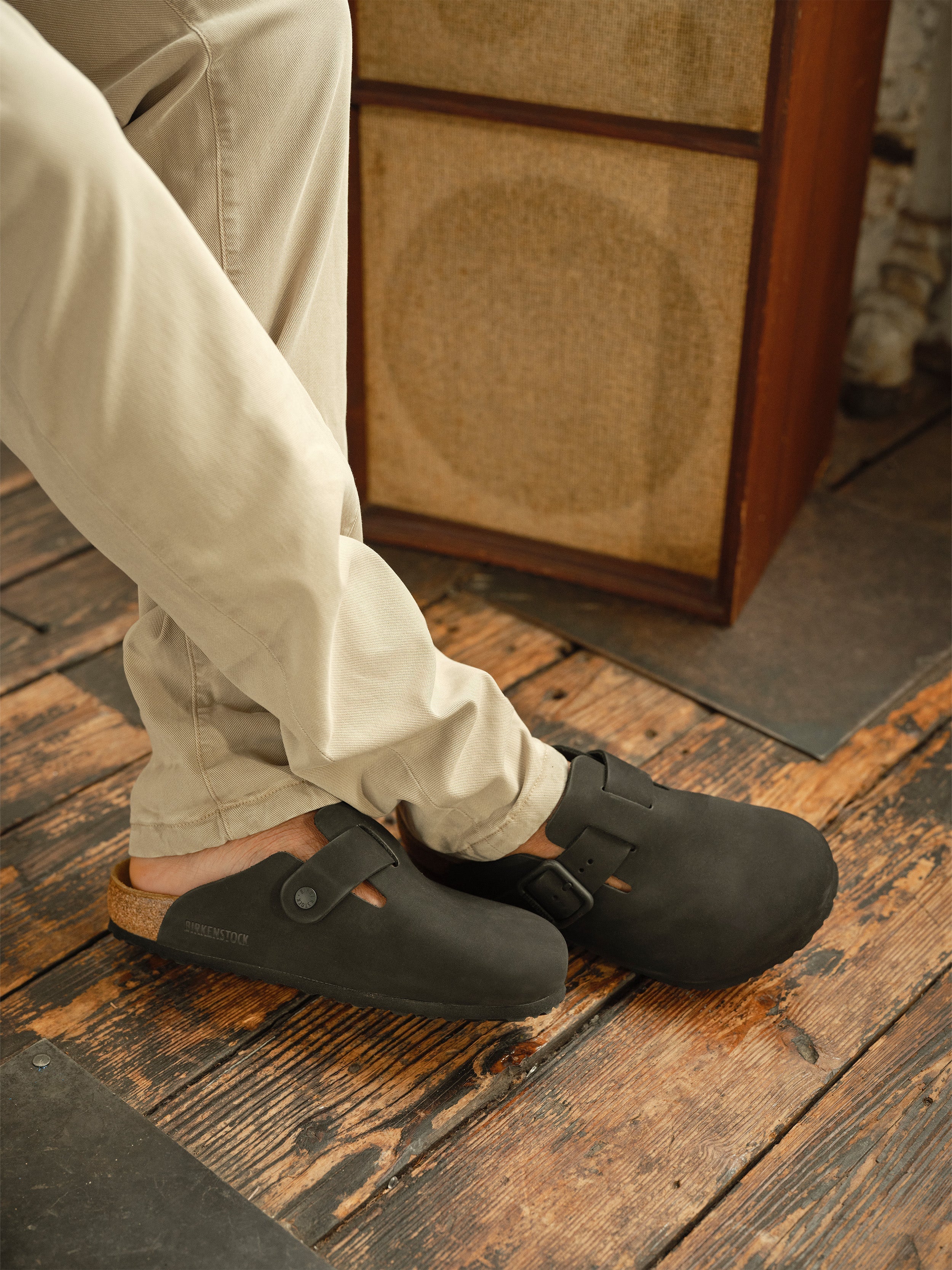 Birkenstock + Faherty Boston Wire Buckle - Black