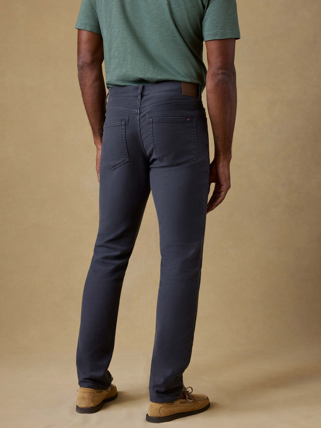 Stretch Terry 5-Pocket Pant - Navy