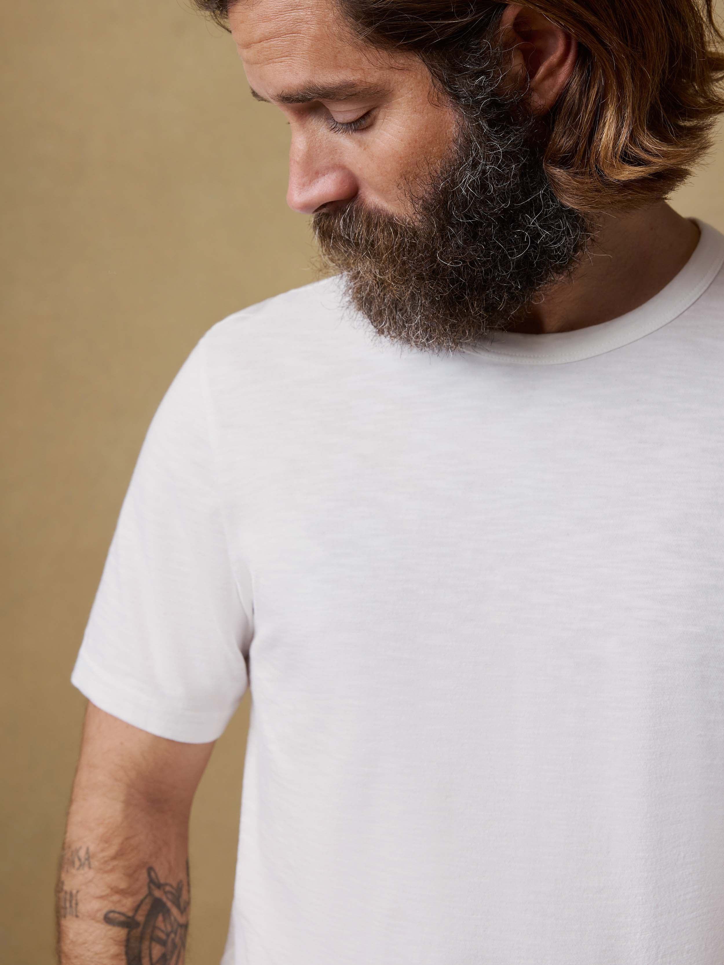 Sunwashed Regenerative Tee - White