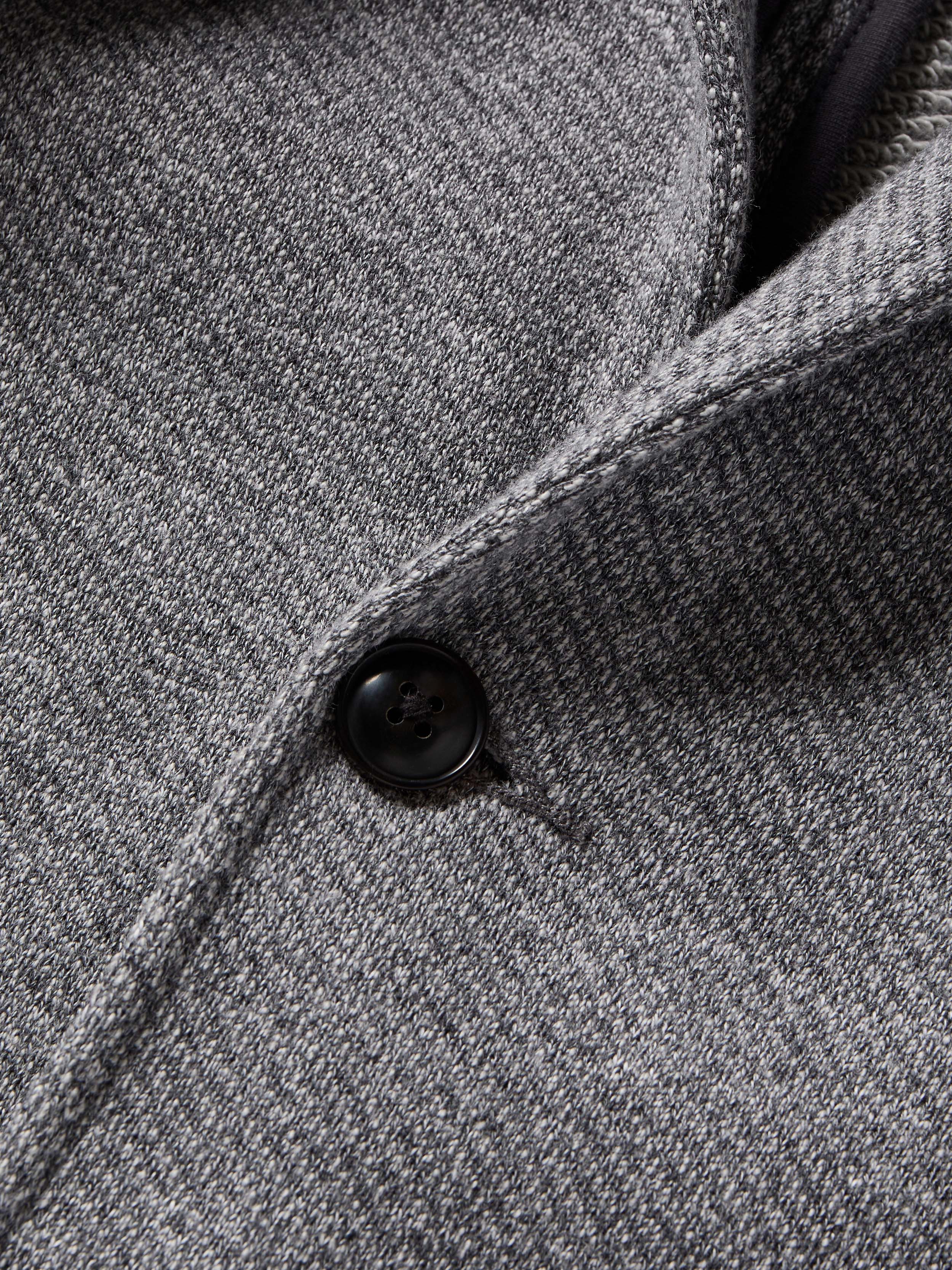 Inlet Knit Blazer - Medium Grey Melange
