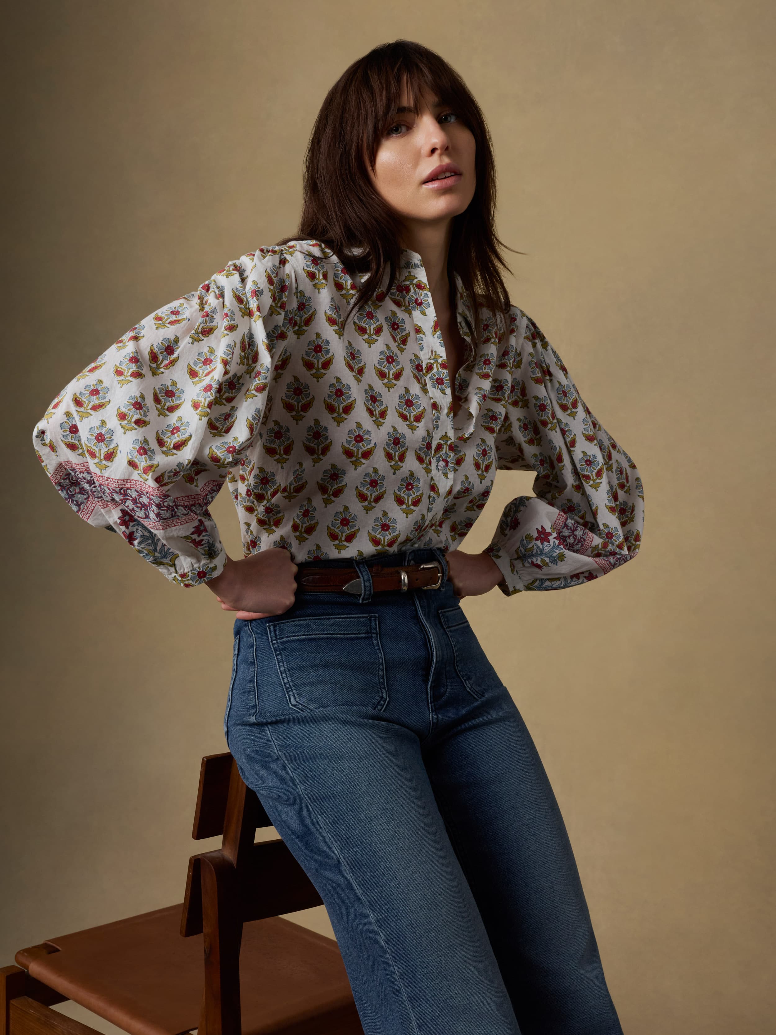 Suki Blouse - Antique Bouquet