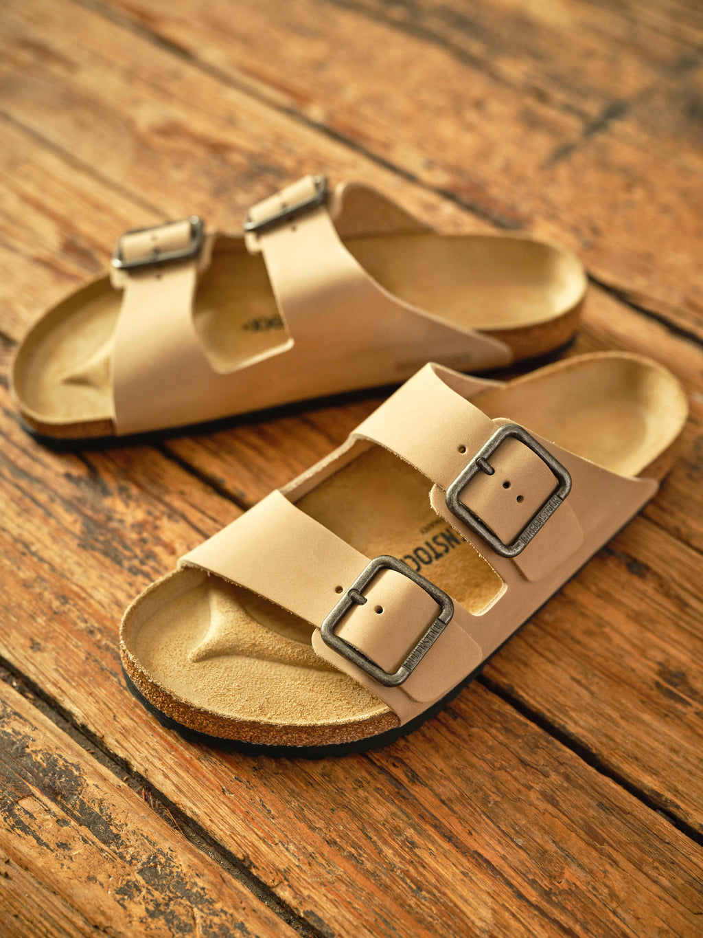 Birkenstock + Faherty Arizona Wire Buckle - Sandcastle