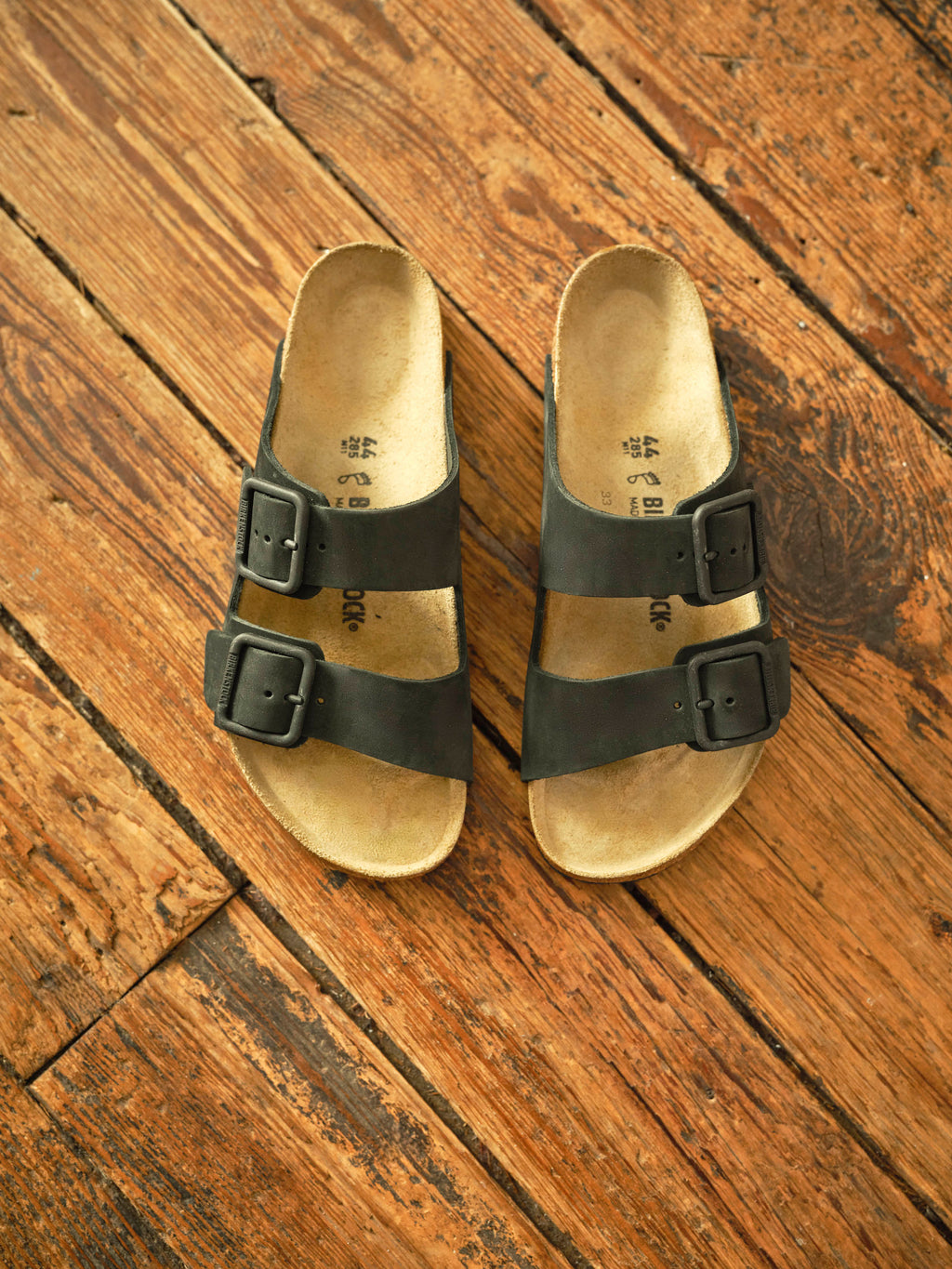 Birkenstock + Faherty Arizona Wire Buckle - Black