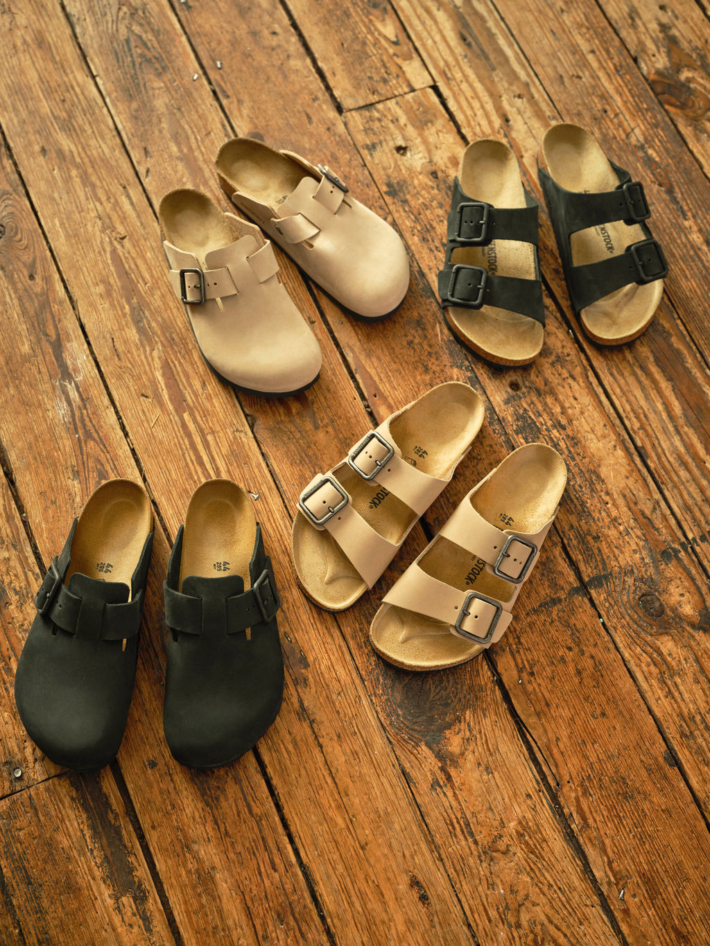 Birkenstock + Faherty Boston Wire Buckle - Sandcastle