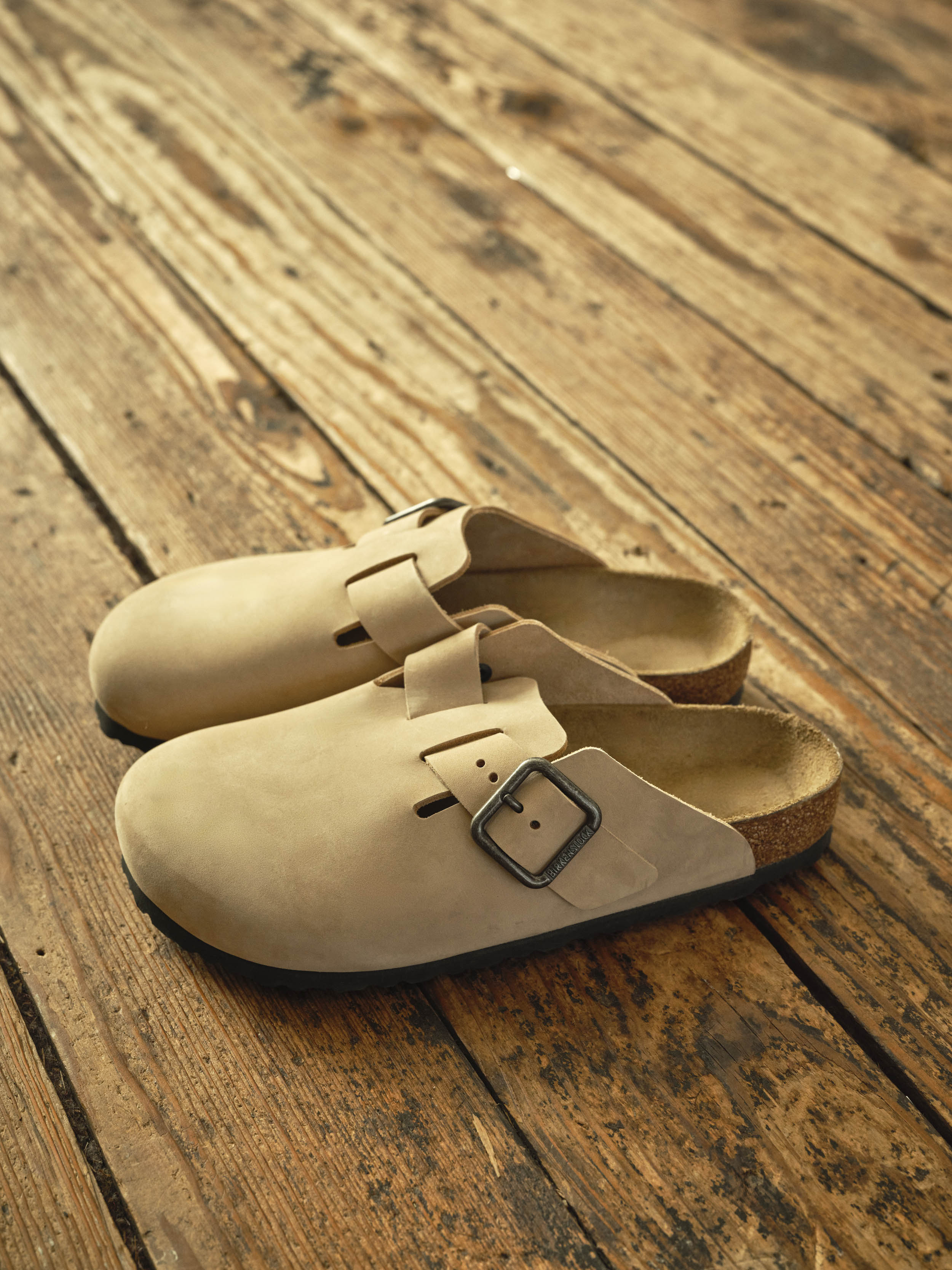Birkenstock + Faherty Boston Wire Buckle - Sandcastle