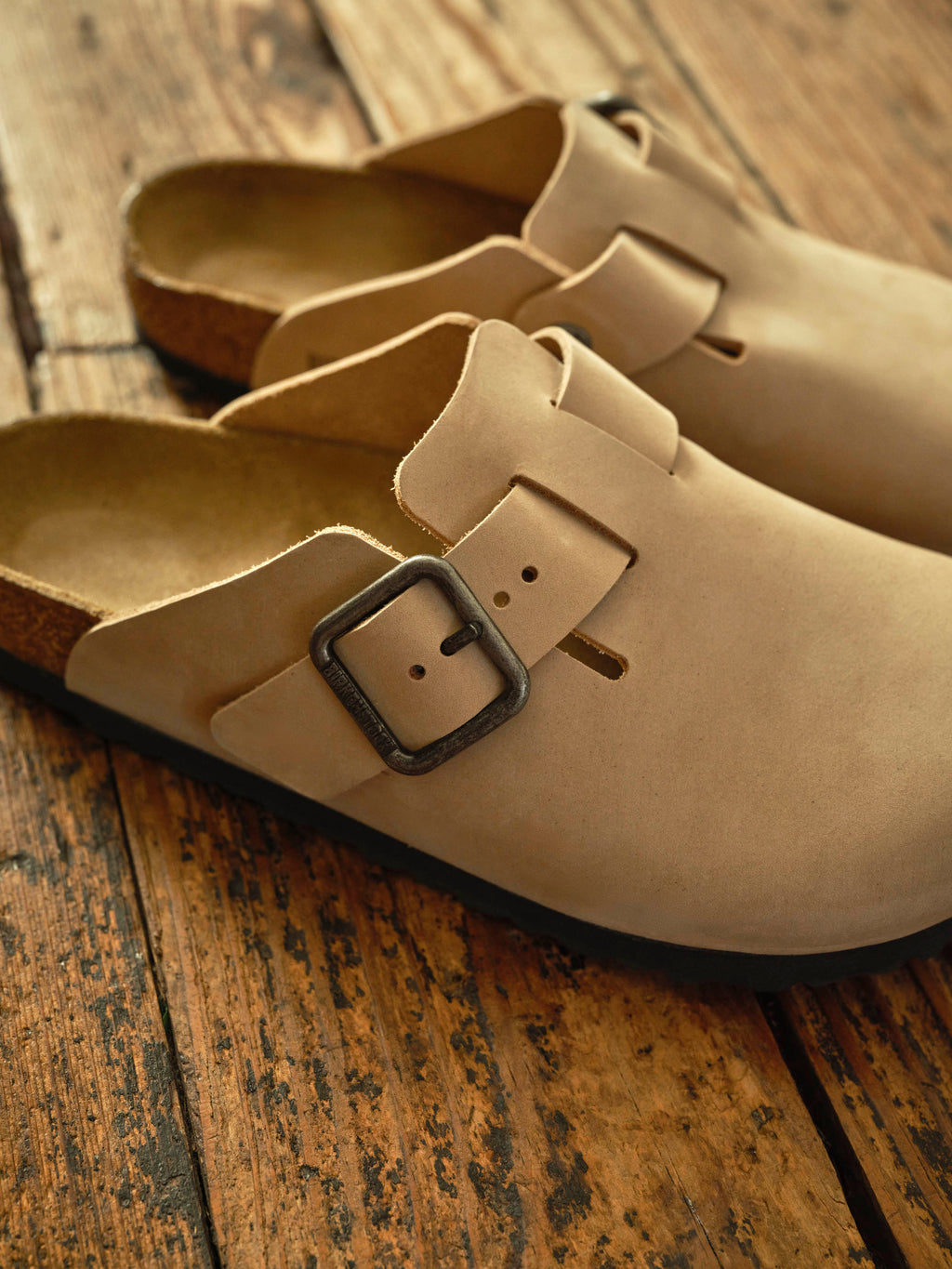 Birkenstock + Faherty Boston Wire Buckle - Sandcastle
