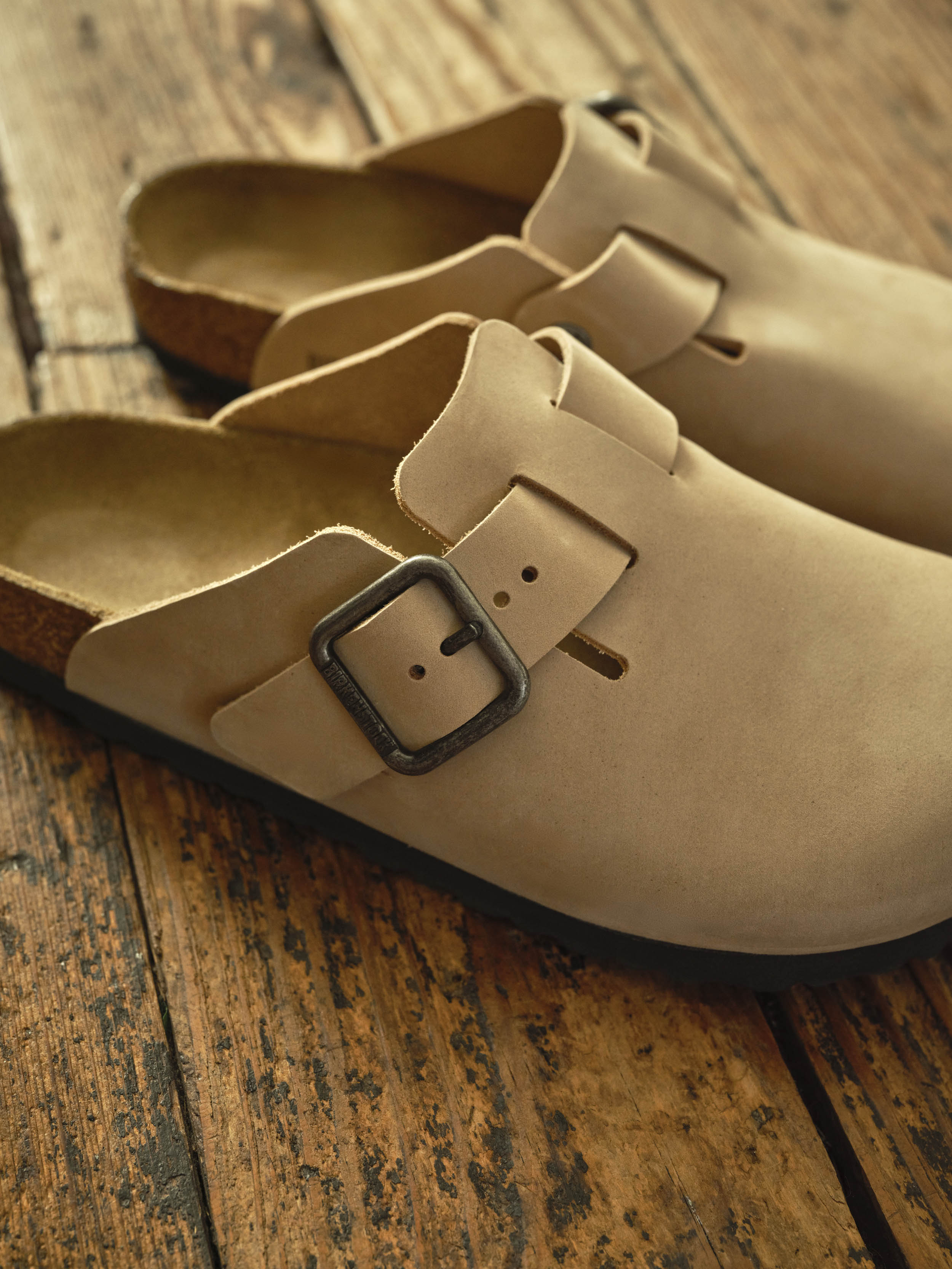 Birkenstock + Faherty Boston Wire Buckle - Sandcastle