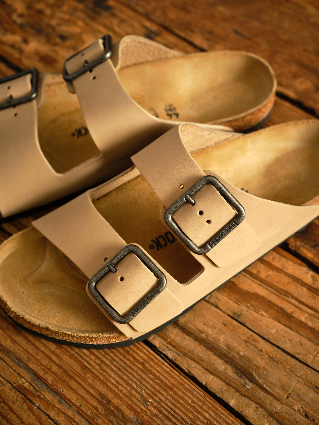 Birkenstock + Faherty Arizona Wire Buckle - Sandcastle