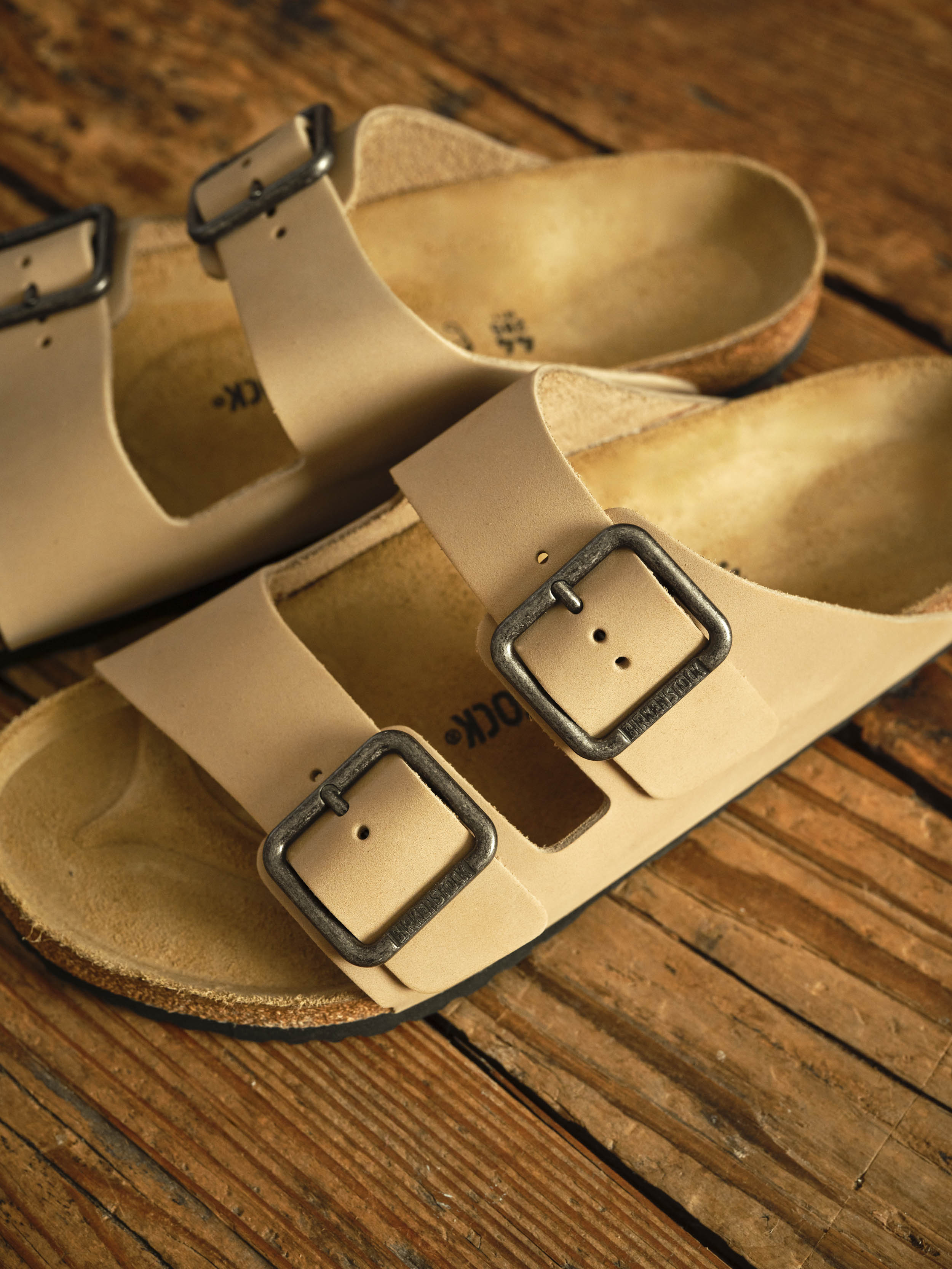Birkenstock + Faherty Arizona Wire Buckle - Sandcastle