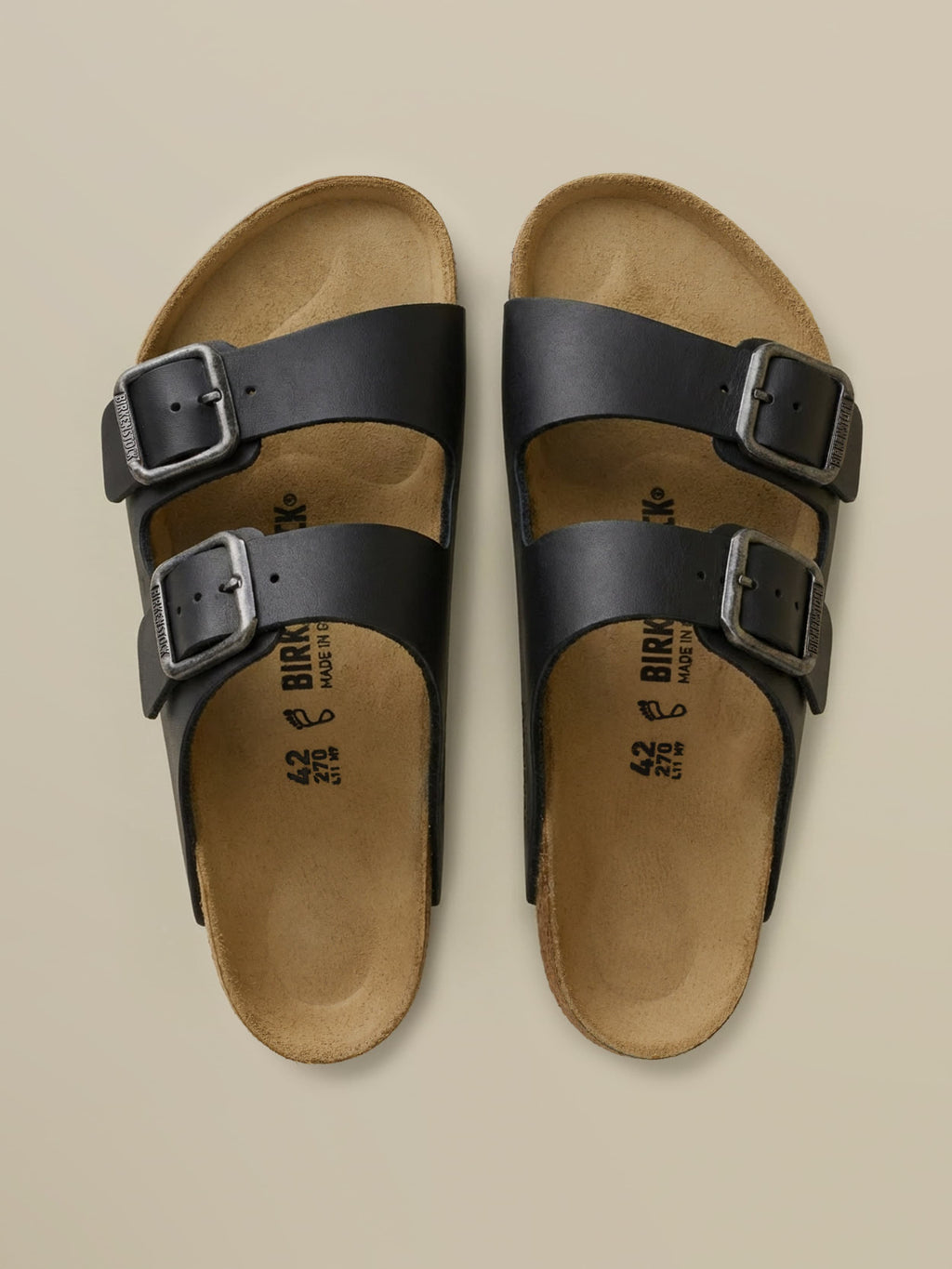 Birkenstock + Faherty Arizona Wire Buckle - Black