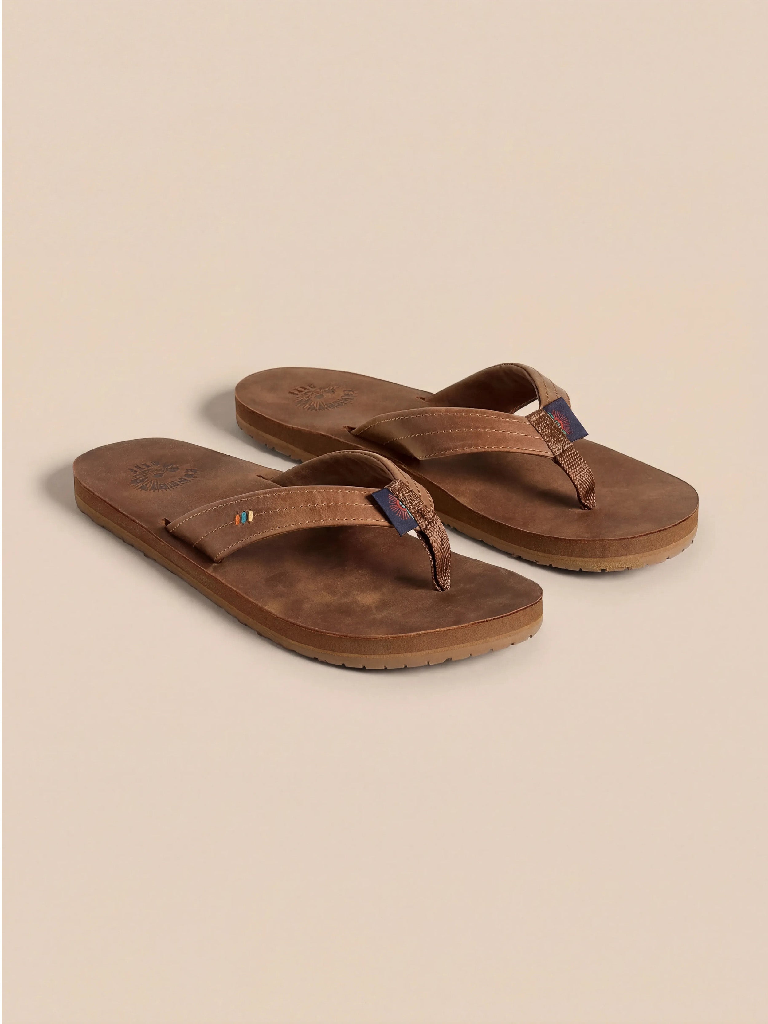 Faherty x REEF Women's Drift Away Flip Flop - Dark Brown
